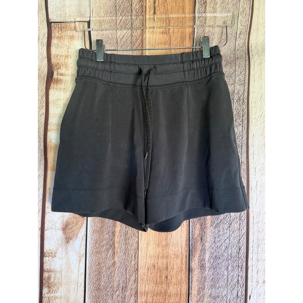 Lululemon Soft Ambitions HR Short 4" Black Lounge Athleisure Comfort Size 6